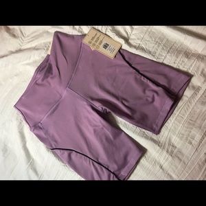 Lavender bike shorts